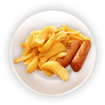 Kids Sausage & Chips 